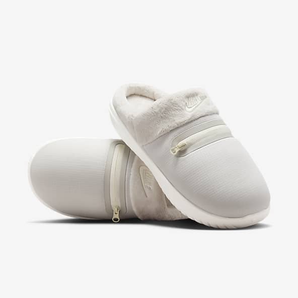 Nike grey slip on shoes online